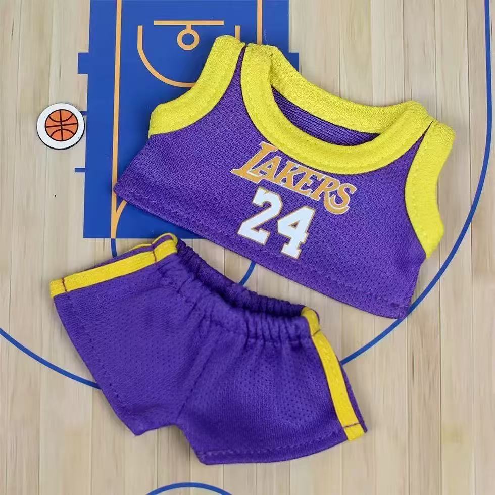 Labubu Basketball Jersey Outfit – Customizable Doll Clothes for Labubu Figures