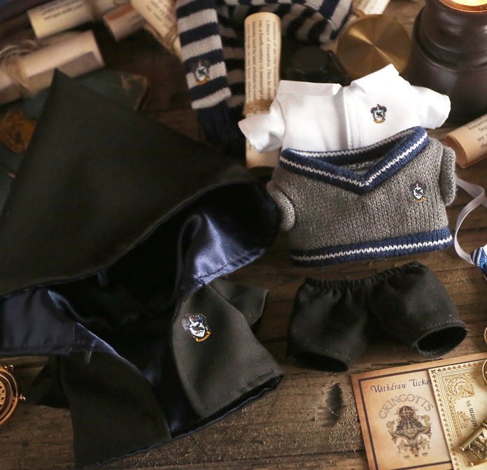 Wizard School Costume for Labubu — Handmade Labubu Clothes, DIY Outfit, Fits Labubu Figures, Collectible Gift Included