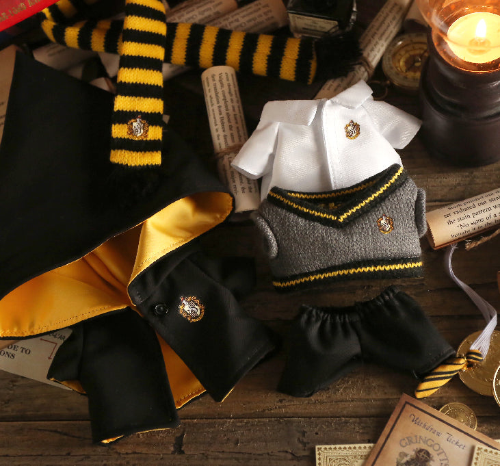 Wizard School Costume for Labubu — Handmade Labubu Clothes, DIY Outfit, Fits Labubu Figures, Collectible Gift Included