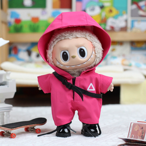 Squid Game Clothes for Labubu Dolls