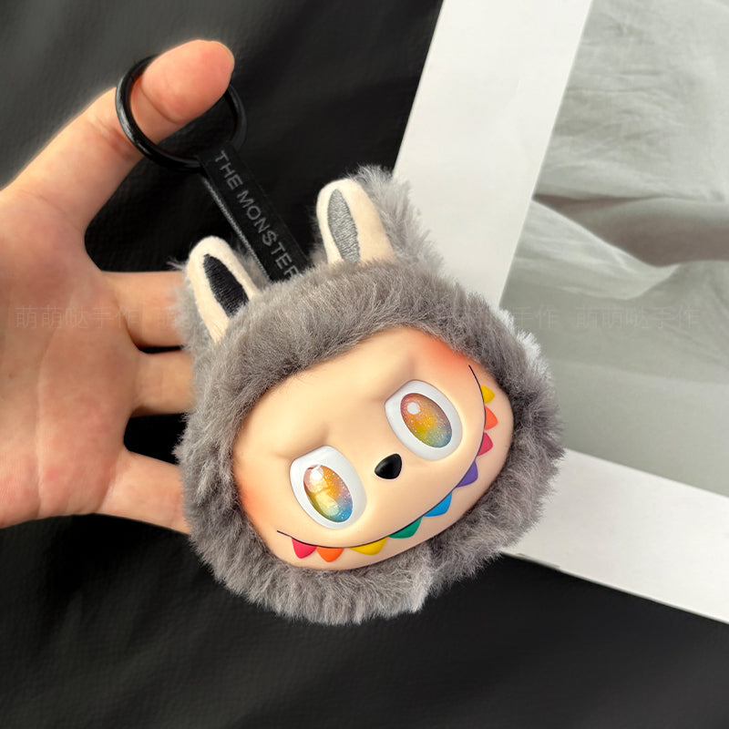 Labubu Plush Keychain Labubu Toy Mini Soft Doll