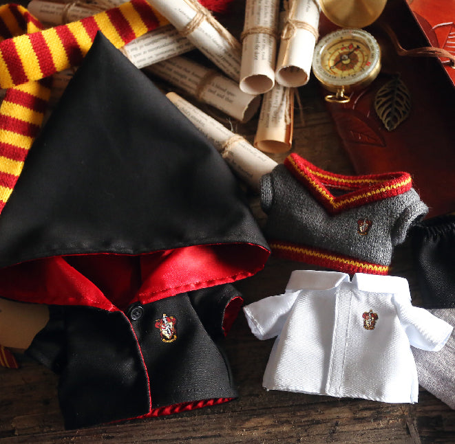 Wizard School Costume for Labubu — Handmade Labubu Clothes, DIY Outfit, Fits Labubu Figures, Collectible Gift Included